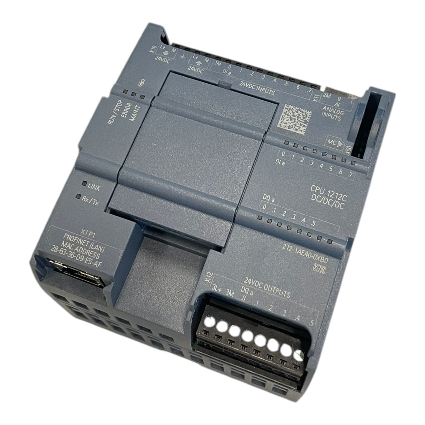 Siemens 6ES7212-1AE40-0XB0 S7-1200 CPU module for industrial automation S7