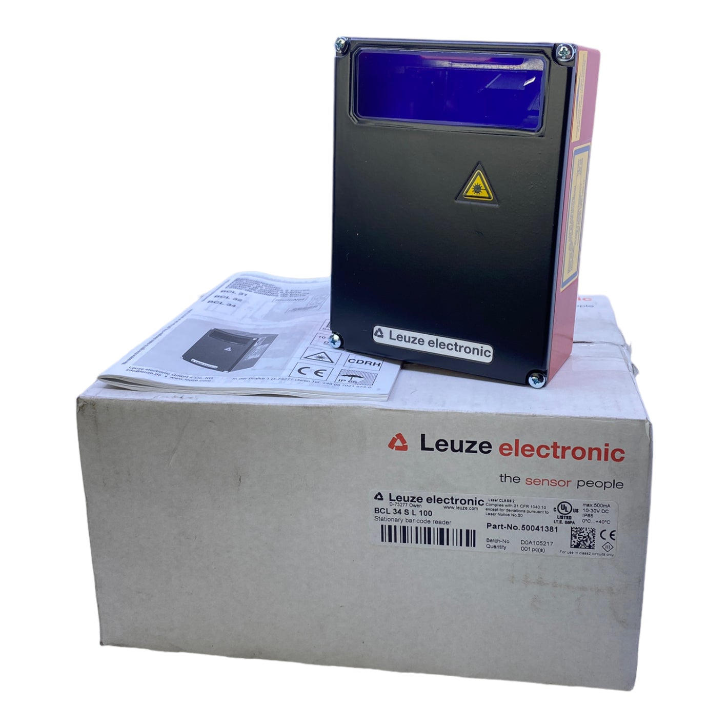 Leuze BCL34SL100 stationary barcode reader 50041381 10...30V DC 5W
