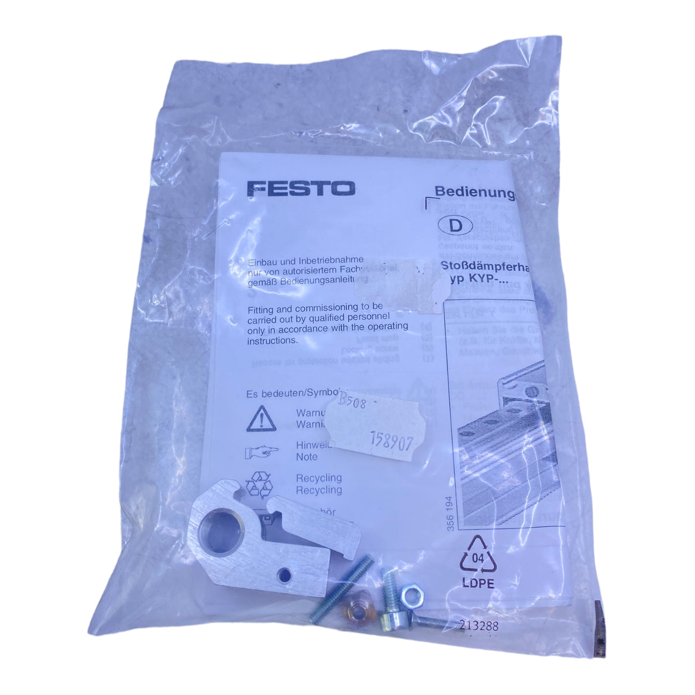 Festo KYP-18 Stoßdämpferhalter 158907