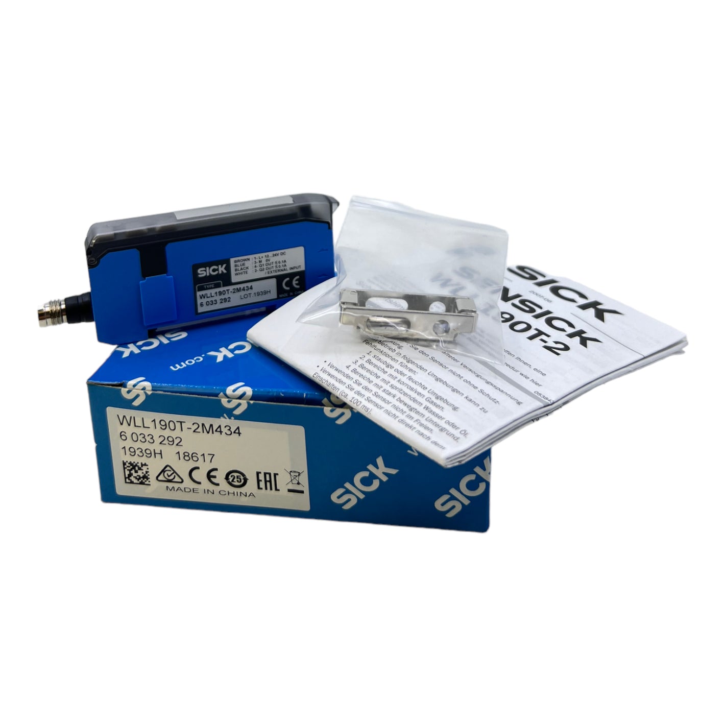Sick WLL190T-2M434 Fiber optic sensor 6033292 10V DC...24V DC Sensors