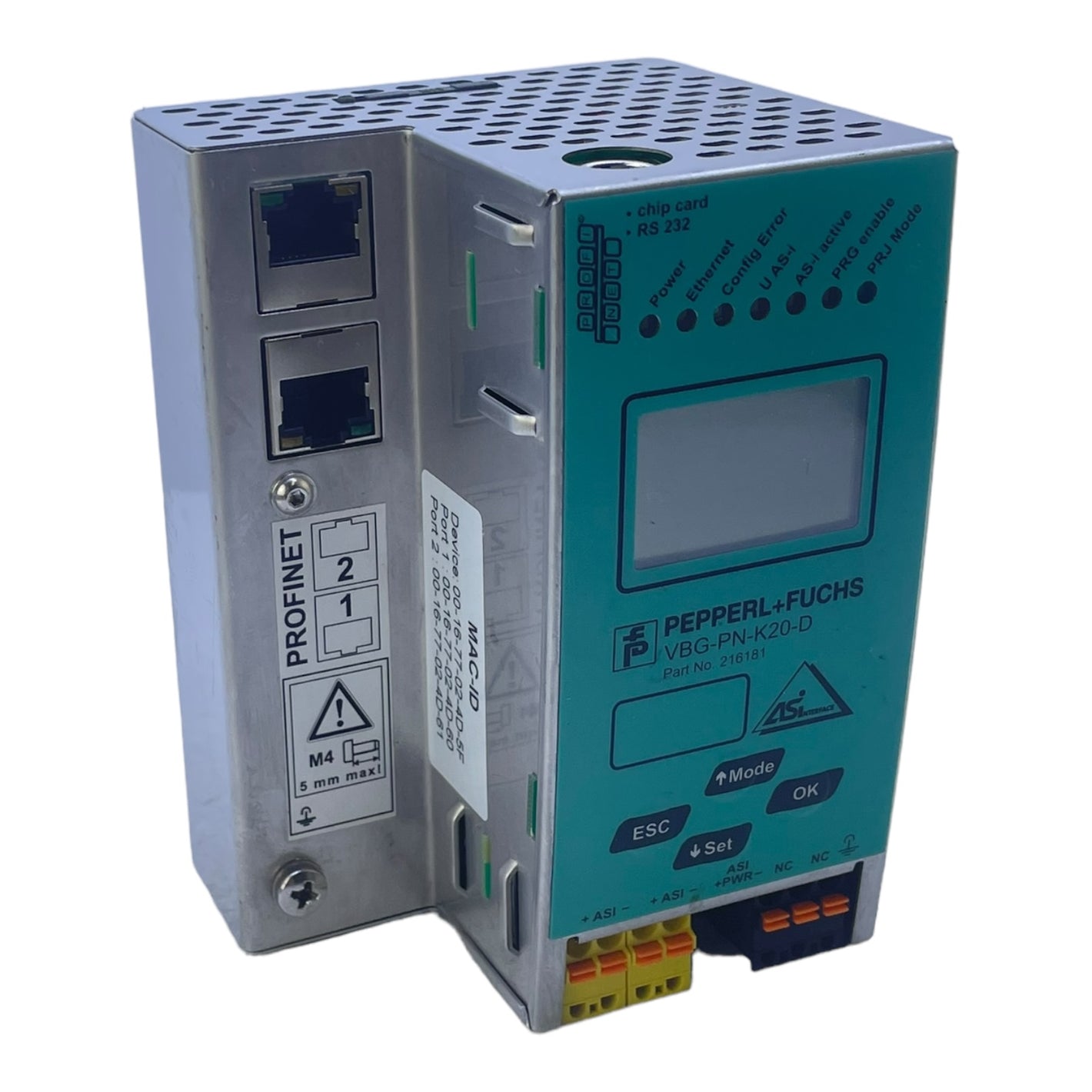 Pepperl+Fuchs VBG-PN-K20-D Master Gateway 216181 Module for industrial use