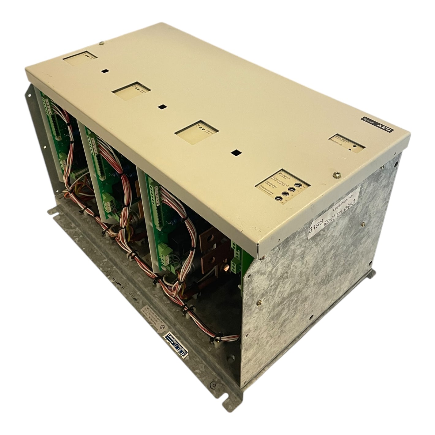 AEG T.-3DA 400-670H Thyrosoft soft starter for industrial use