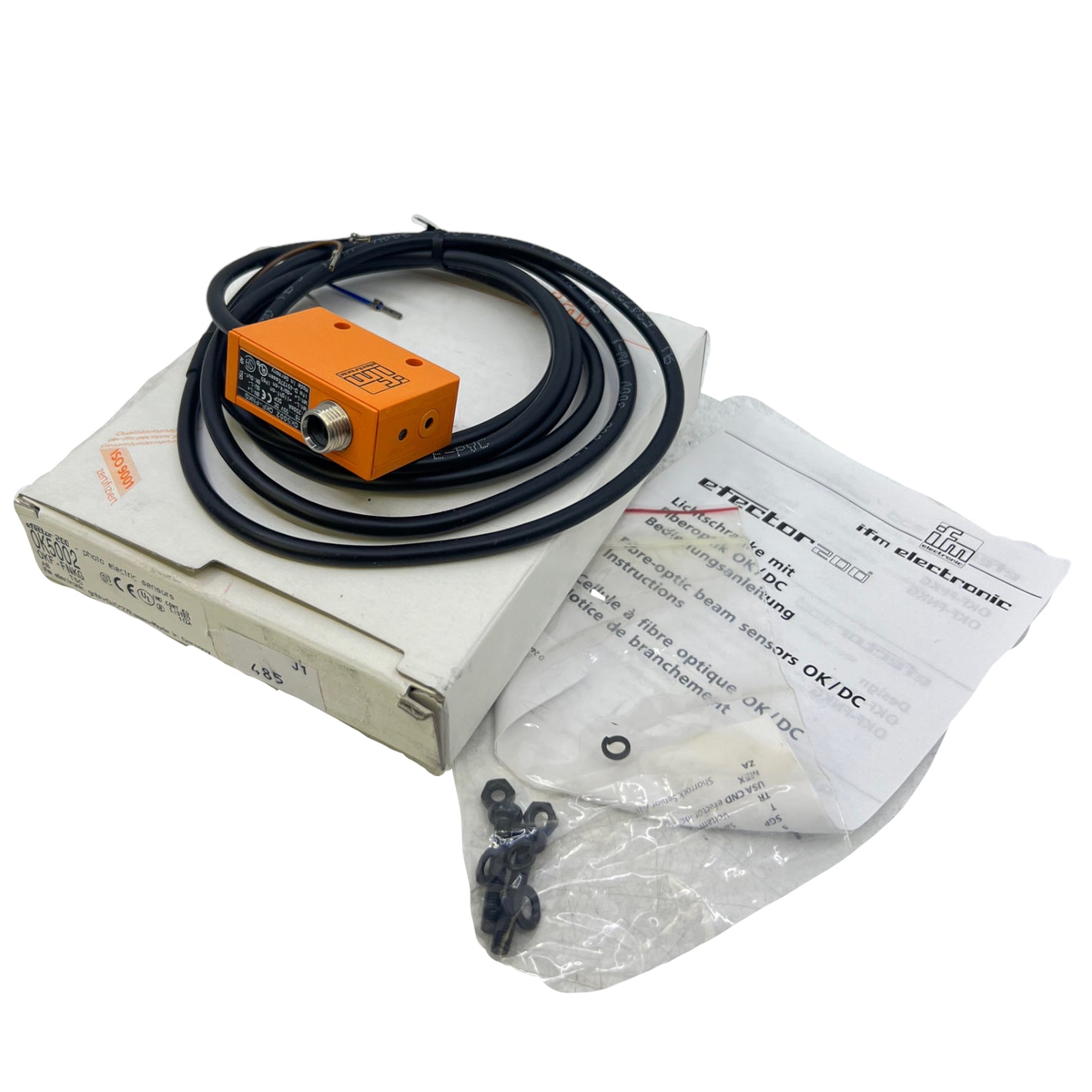 IFM OKF-FNKG Fiberoptikverstärker OK5002 IP65 10...36V DC 120Hz DC Rotlicht