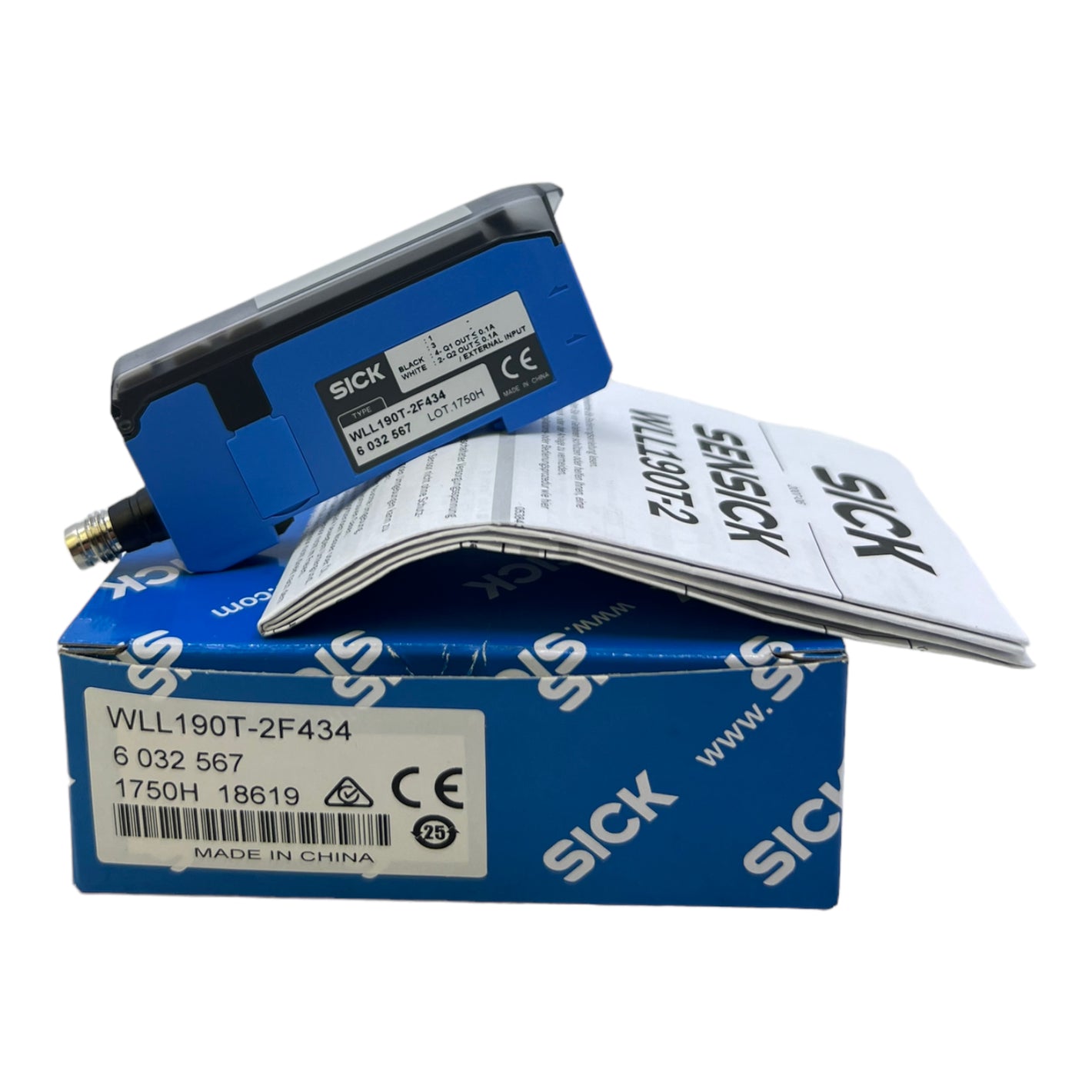 Sick WLL190T-2F434 fiber optic sensors 6032567 10V DC...24V DC IP50
