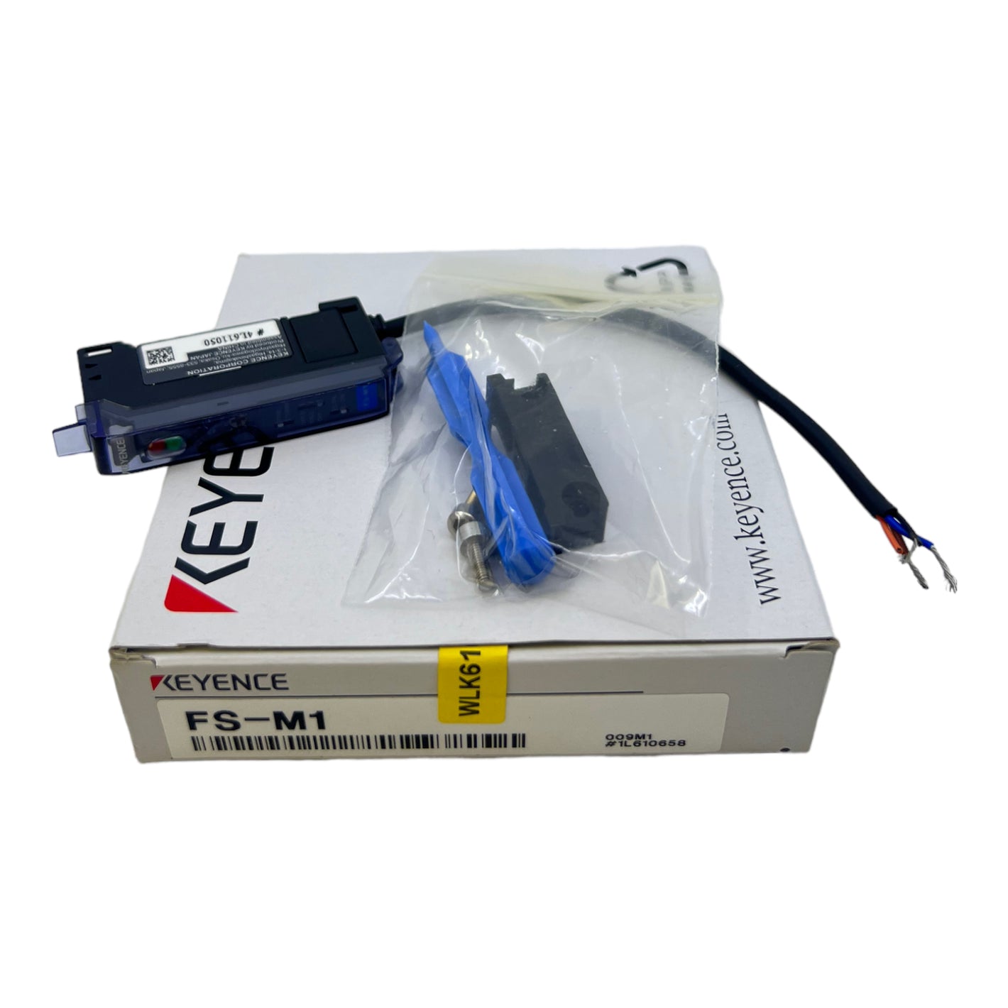 Keyence FS-M1 Lichtleiter-Messverstärker Rote LED 35mA 12 bis 24V DC