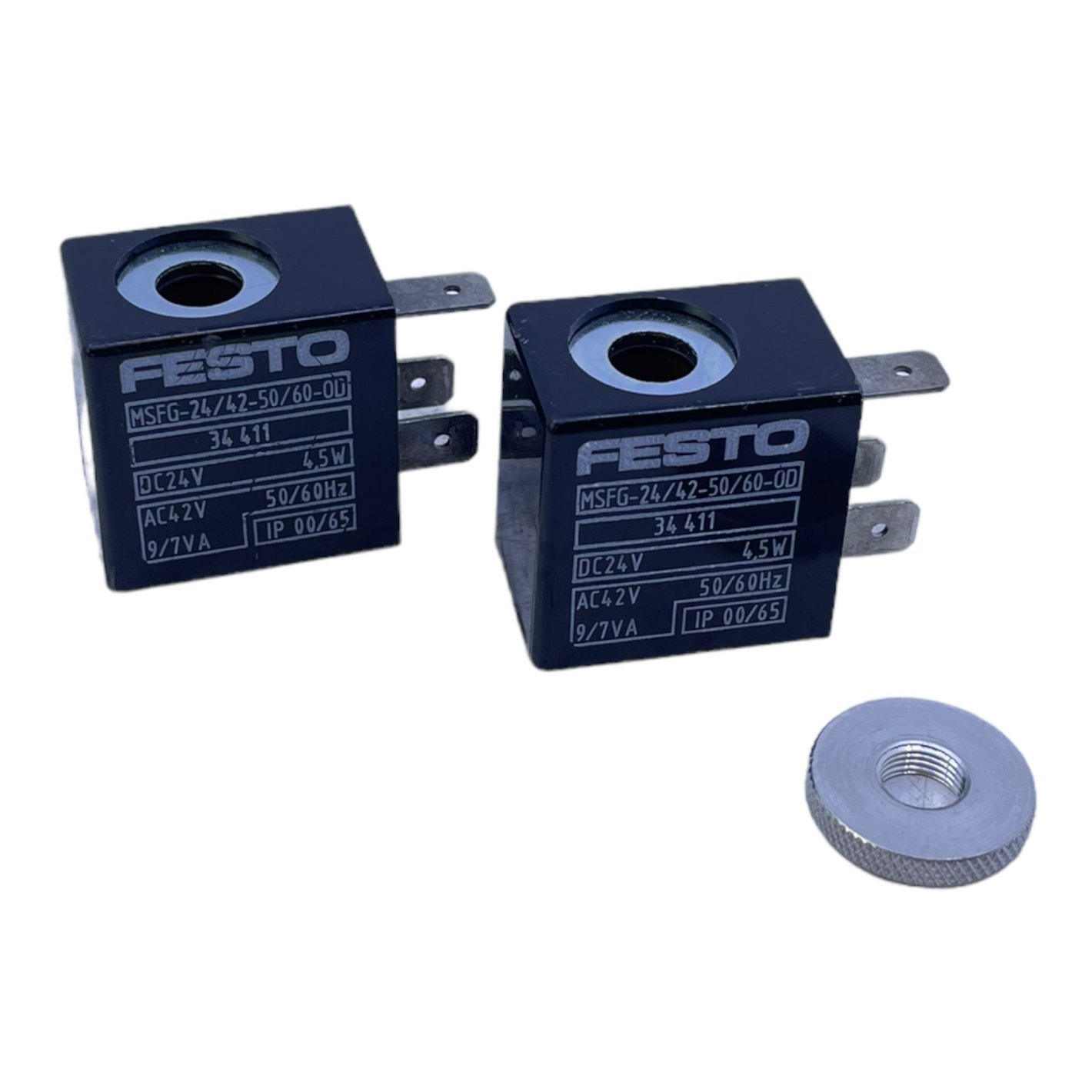 Festo MSFG-24/42-50/60-OD solenoid coil 34411 42 V AC: 50/60 Hz ± 10% IP65 PU:2