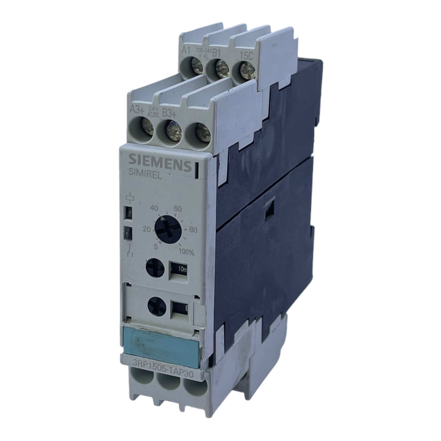 Siemens 3RP1505-1AP30 time relay for industrial use 24V AC/DC time relay