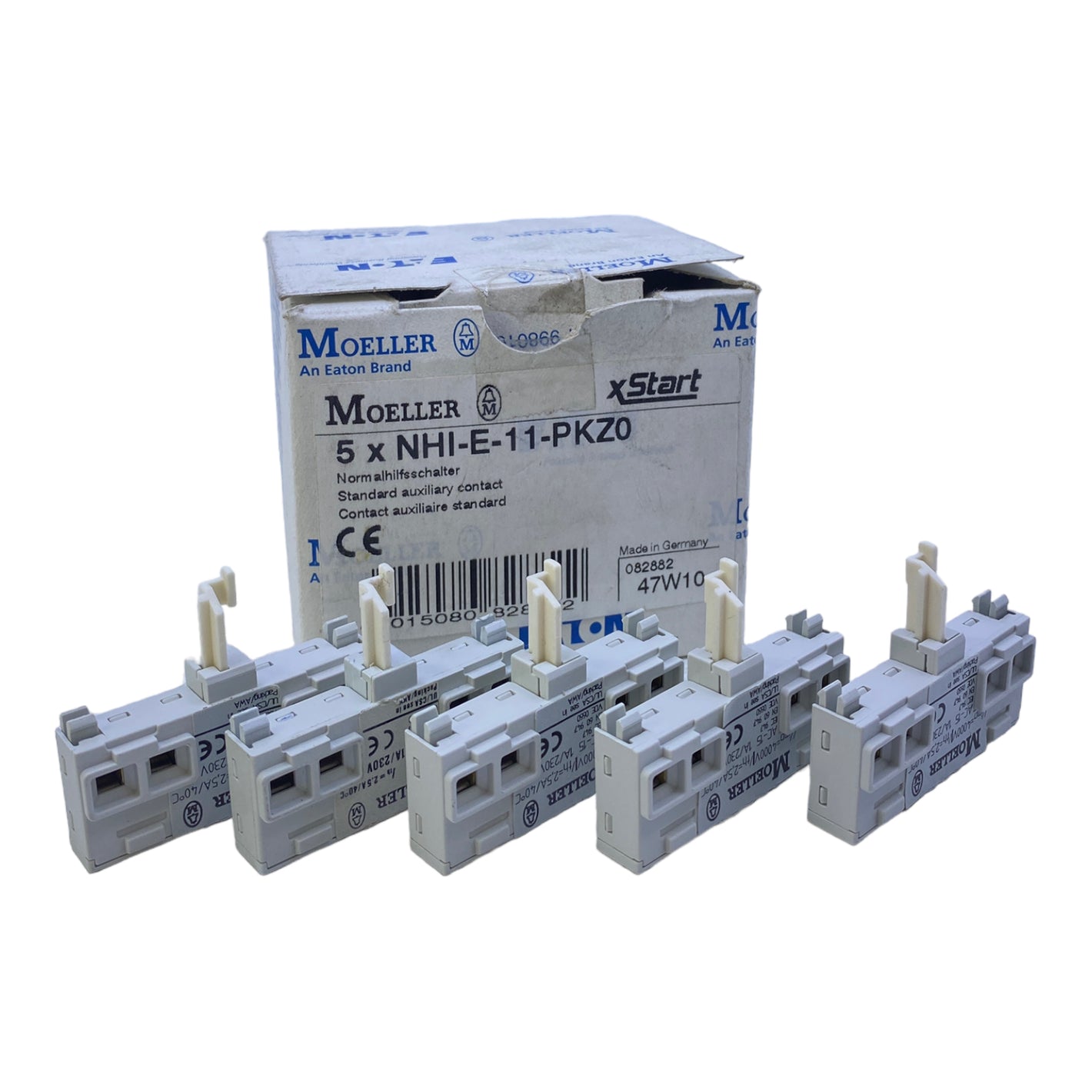 Moeller NHI-E-11-PKZ0 Hilfskontakt 2-polig 1Ö + 1S 1A AC 2A DC 24V DC VE:5STK