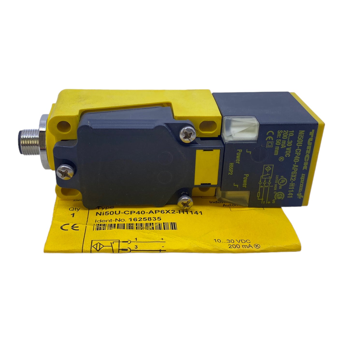 Turck Ni50U-CP40-AP6X2-H1141 Induktiver Sensor 1625835 10...30V DC 3‐Draht 200mA