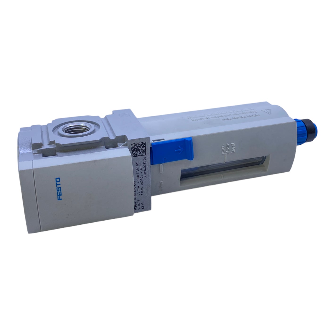 Festo MS4-LFM-AGB-A-R-H Feinfilter 527697 12 bar für die Industrie geeignet