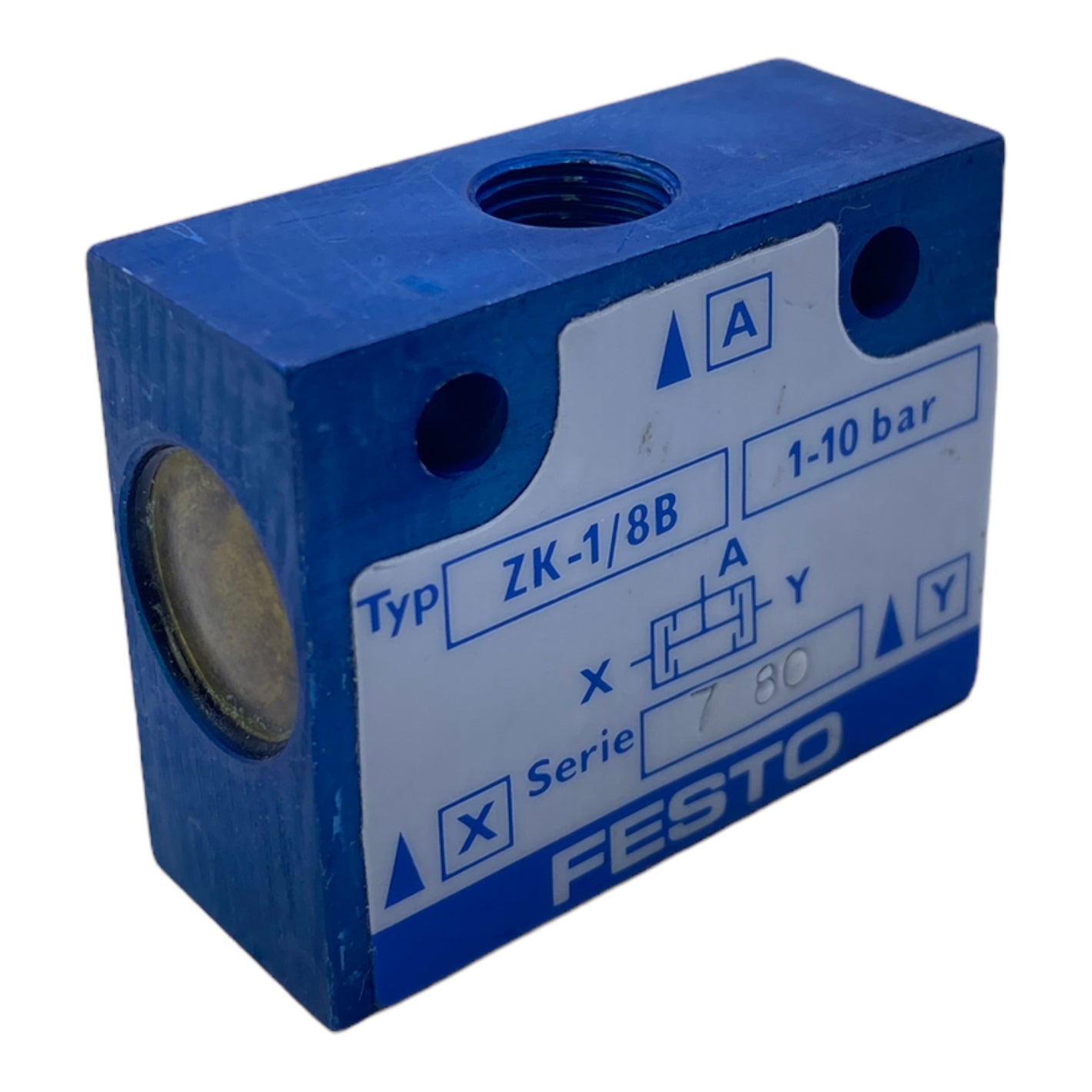 Festo ZK-1/8B AND element 6680 1 to 10 bar, -10 to 60, G1/8, 550 l/min