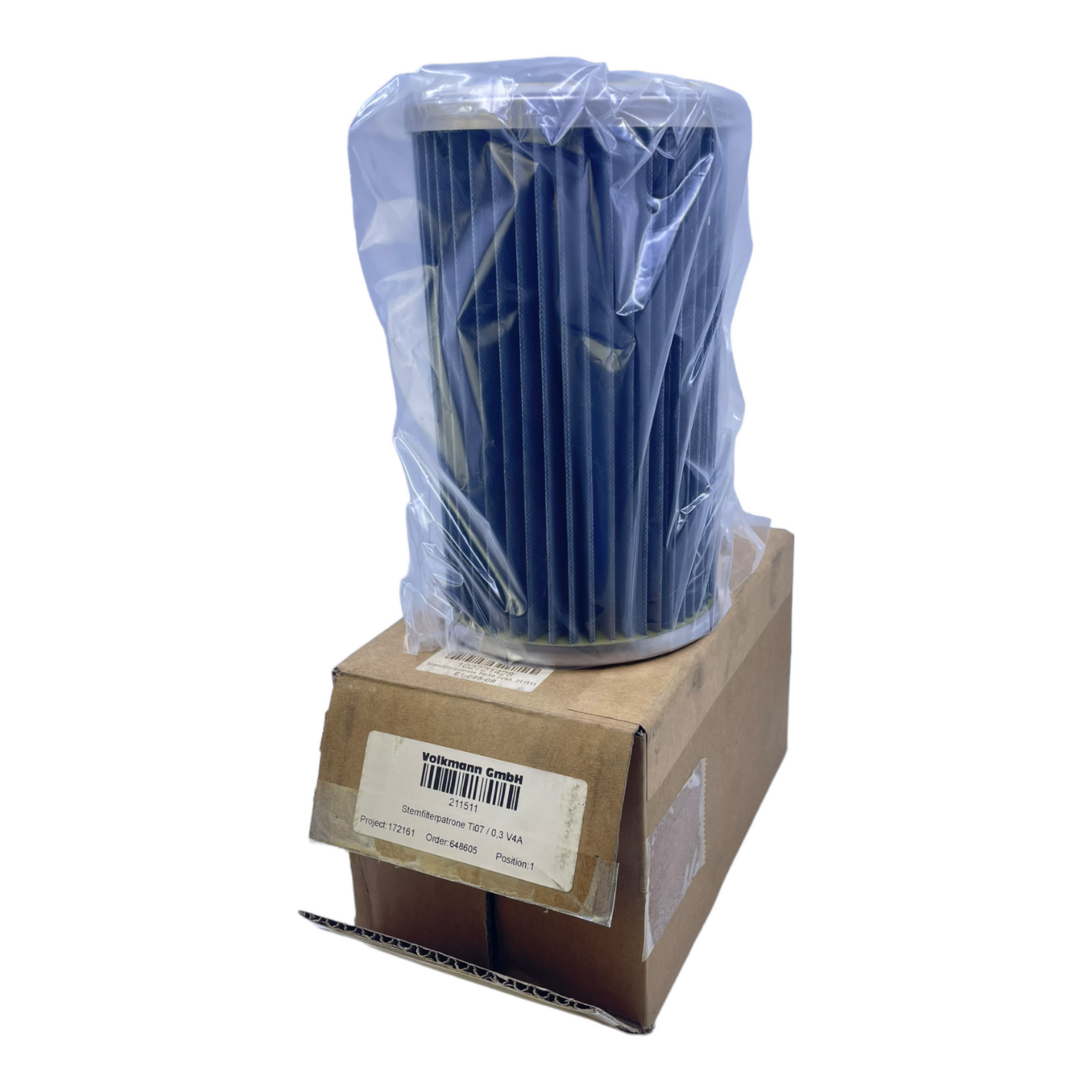 Volkmann star filter cartridge Ti07/0.3V4A for industrial use Volkmann