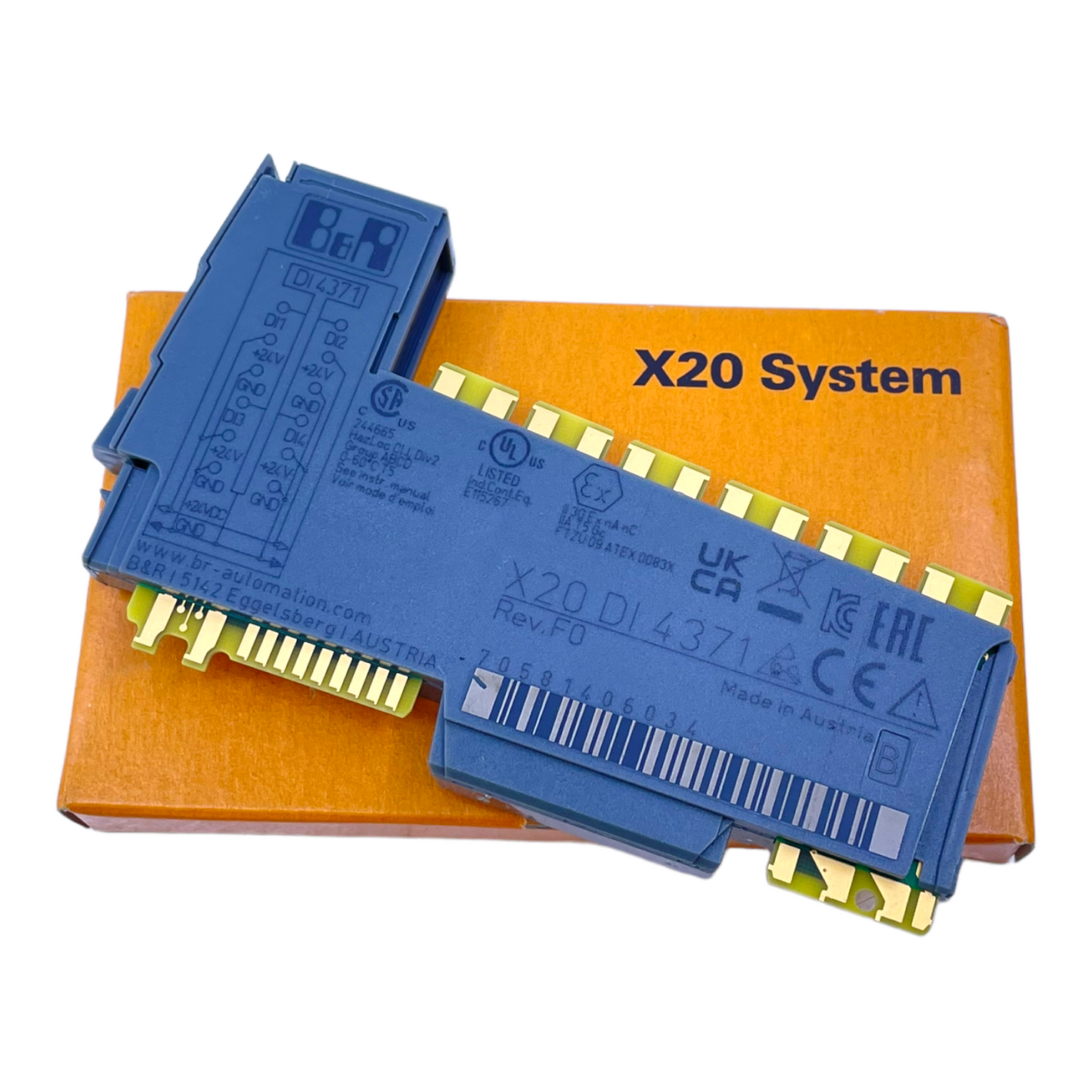 B&R X20DI4371 Digital input module for industrial use 24 VDC Rev.F0