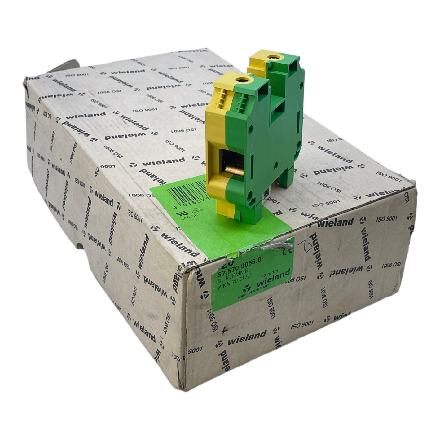 Wieland 57.570.9055.0 Schutzleiterklemme für industriellen Einsatz VE:10stk/pcs