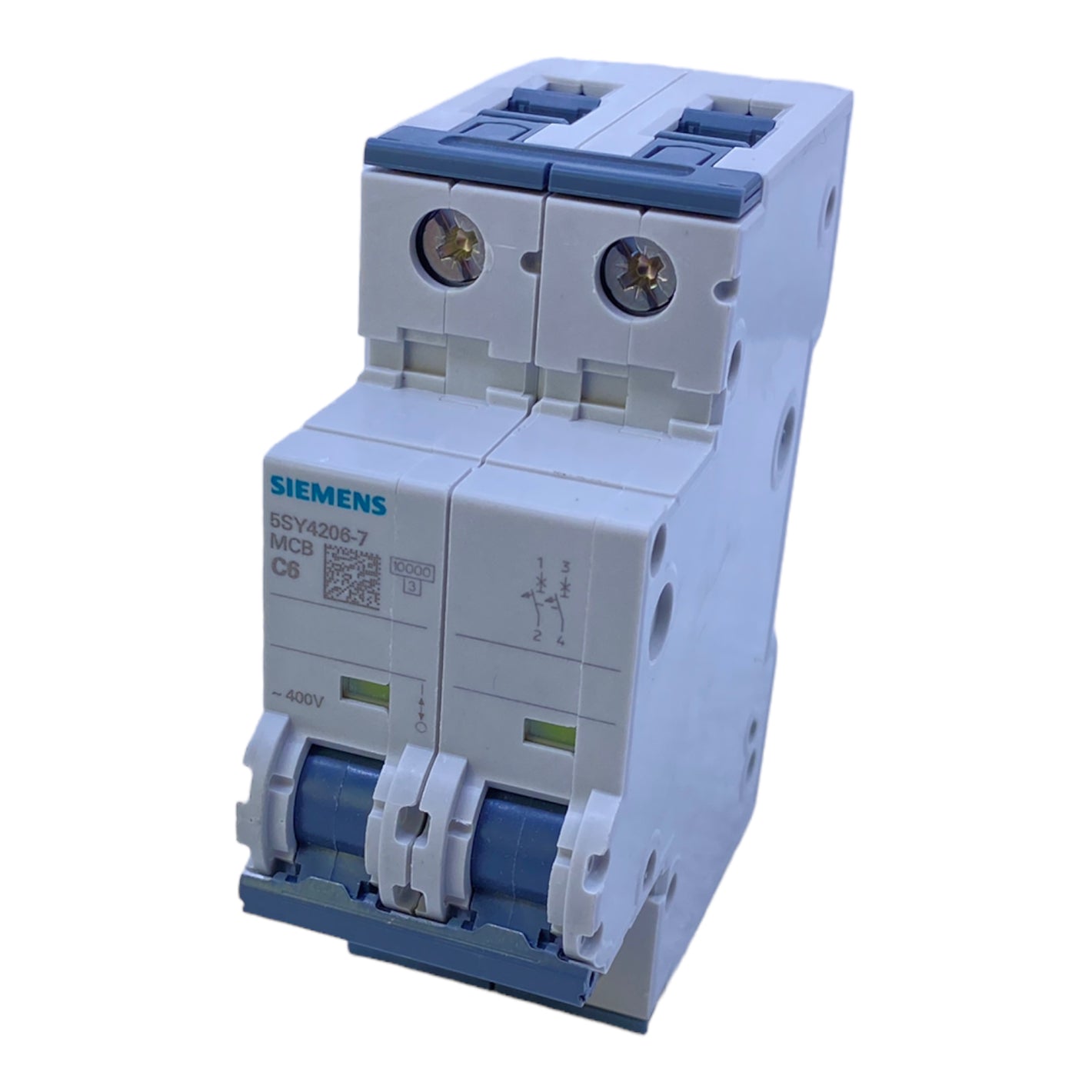 Siemens 5SY4206-7 Leitungsschutzschalter 2-polig 6A 400V 10kA