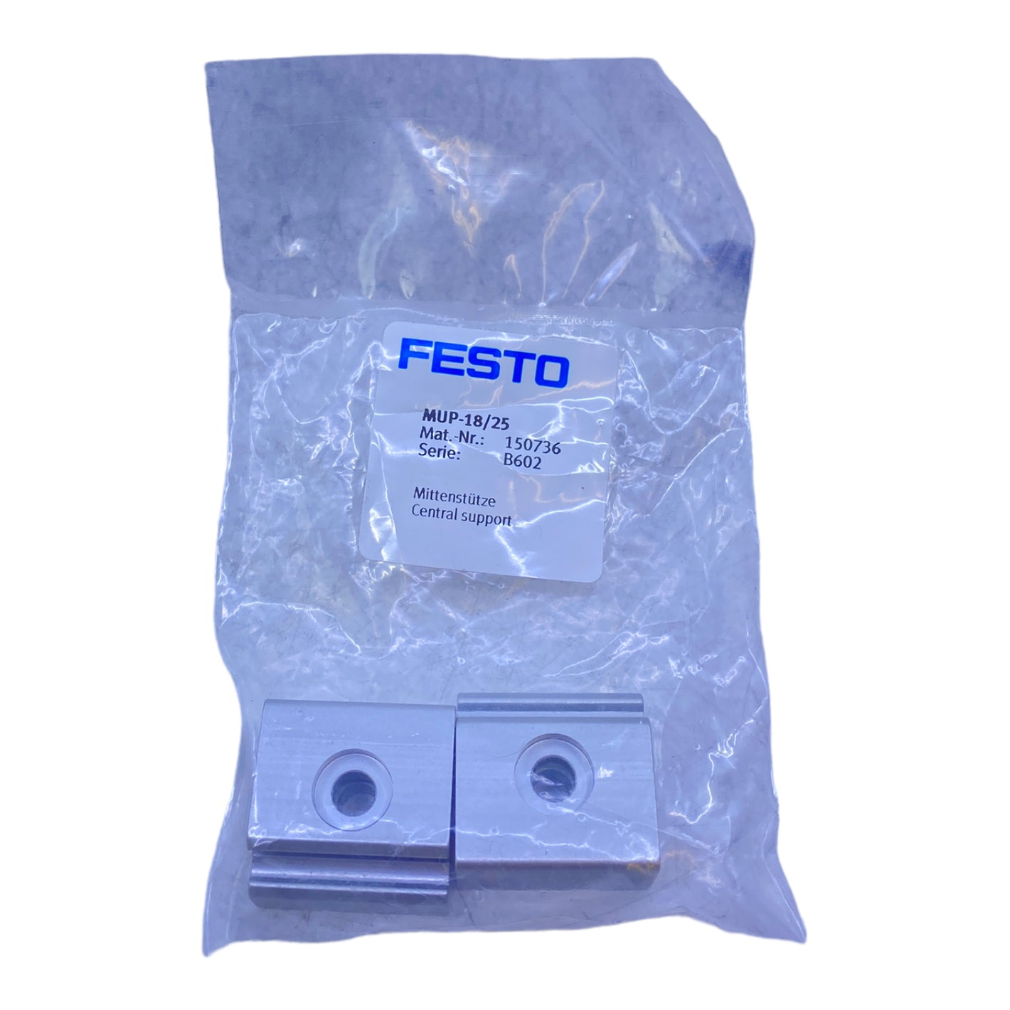 Festo MUP-18/25 Mittenstütze 150736 VE:2STK