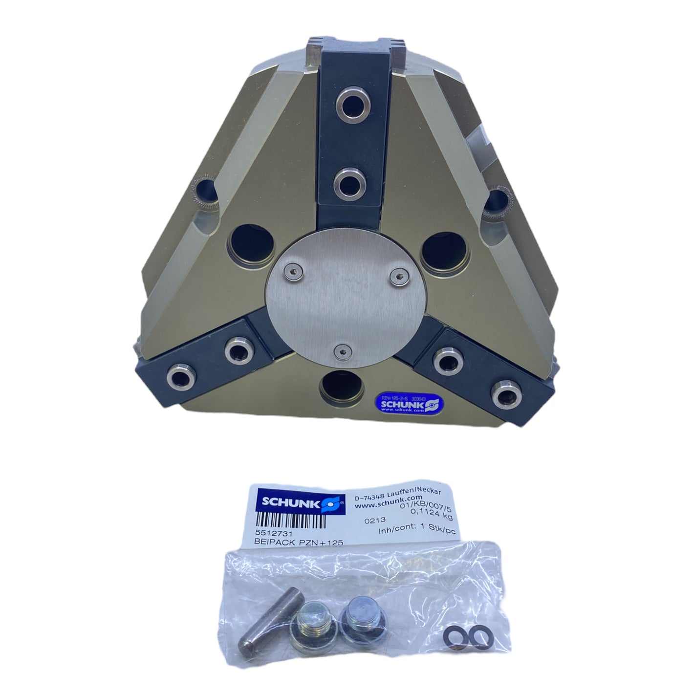 Schunk PZN+125-2-IS universal gripper 303643 4-6.5 bar