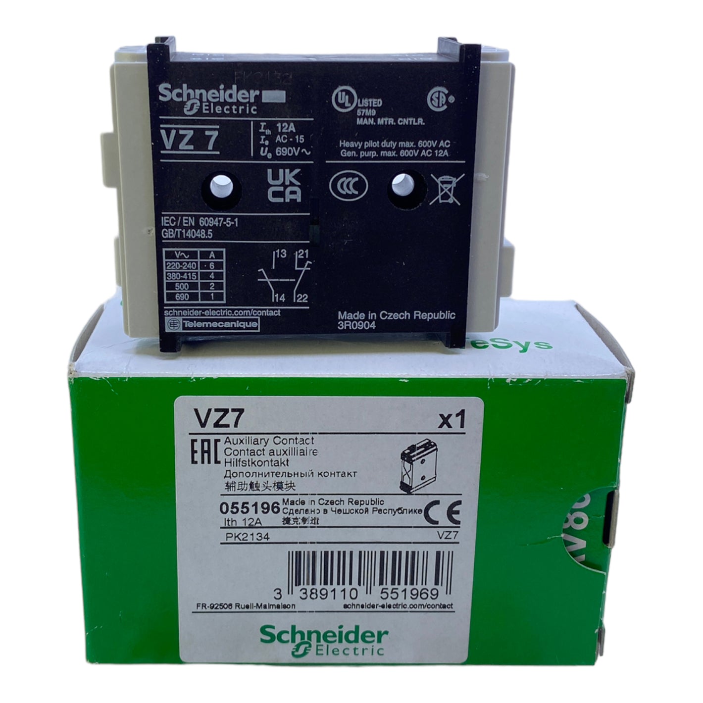 Schneider Electric VZ7 Hilfskontakt 055196