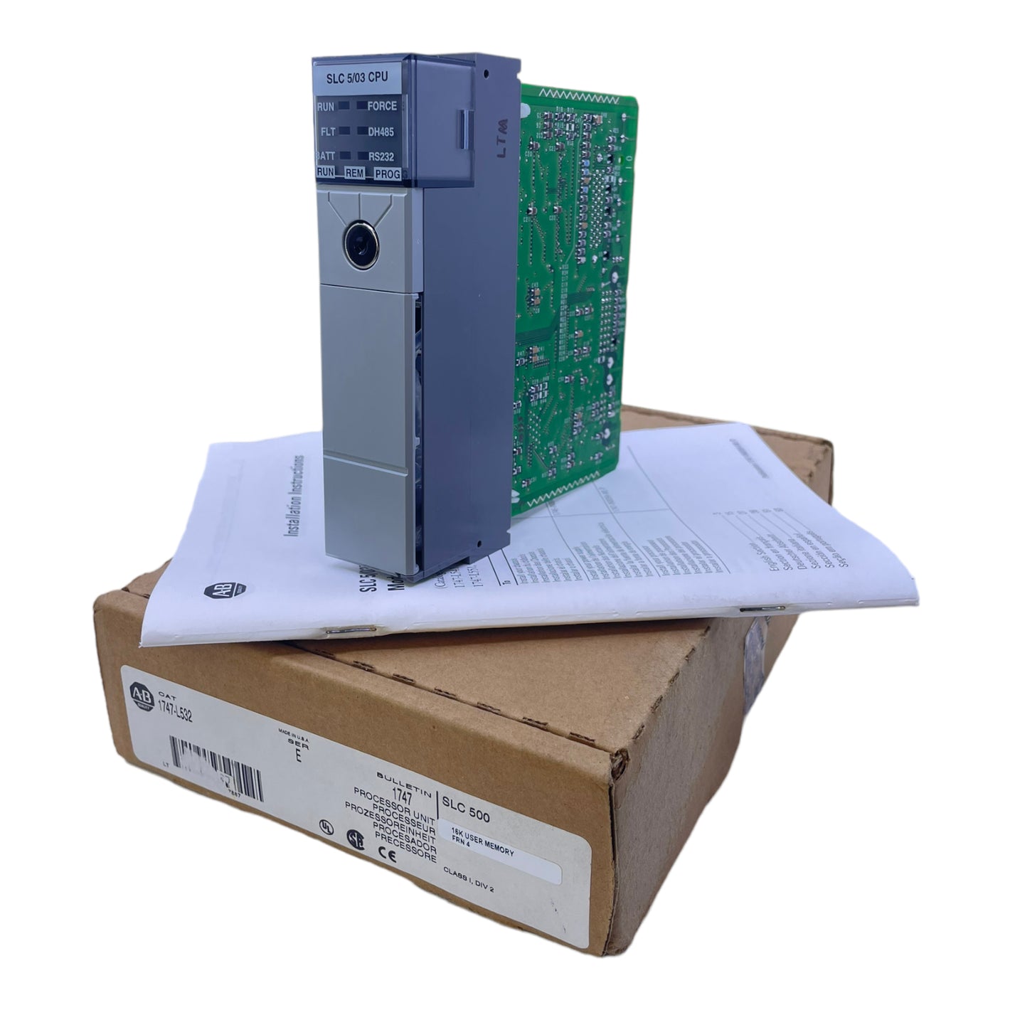 Allen-Bradley 1747-L532 Prozessor SLC500 500mA @ 5V DC 175mA @ 24V DC