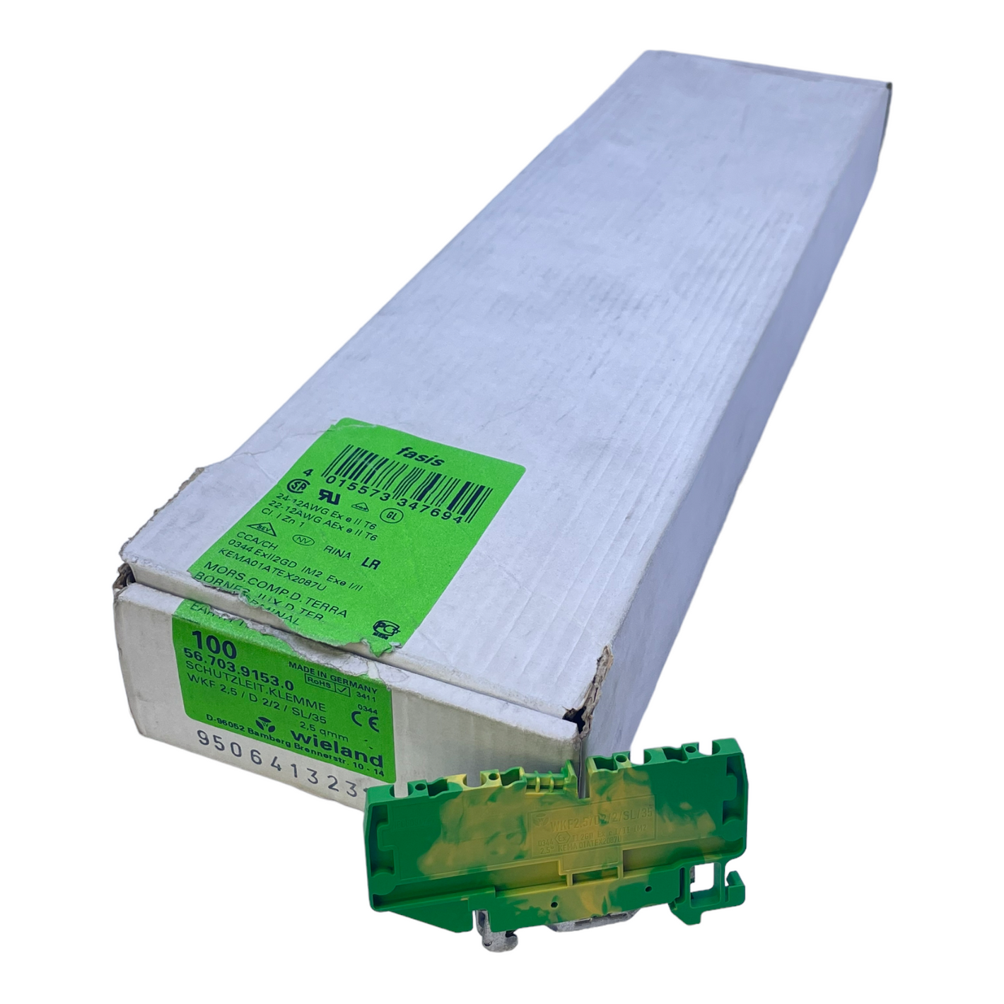 Wieland 56.703.9153.0 protective conductor terminal Wieland protective conductor terminal PU:70pcs/pcs