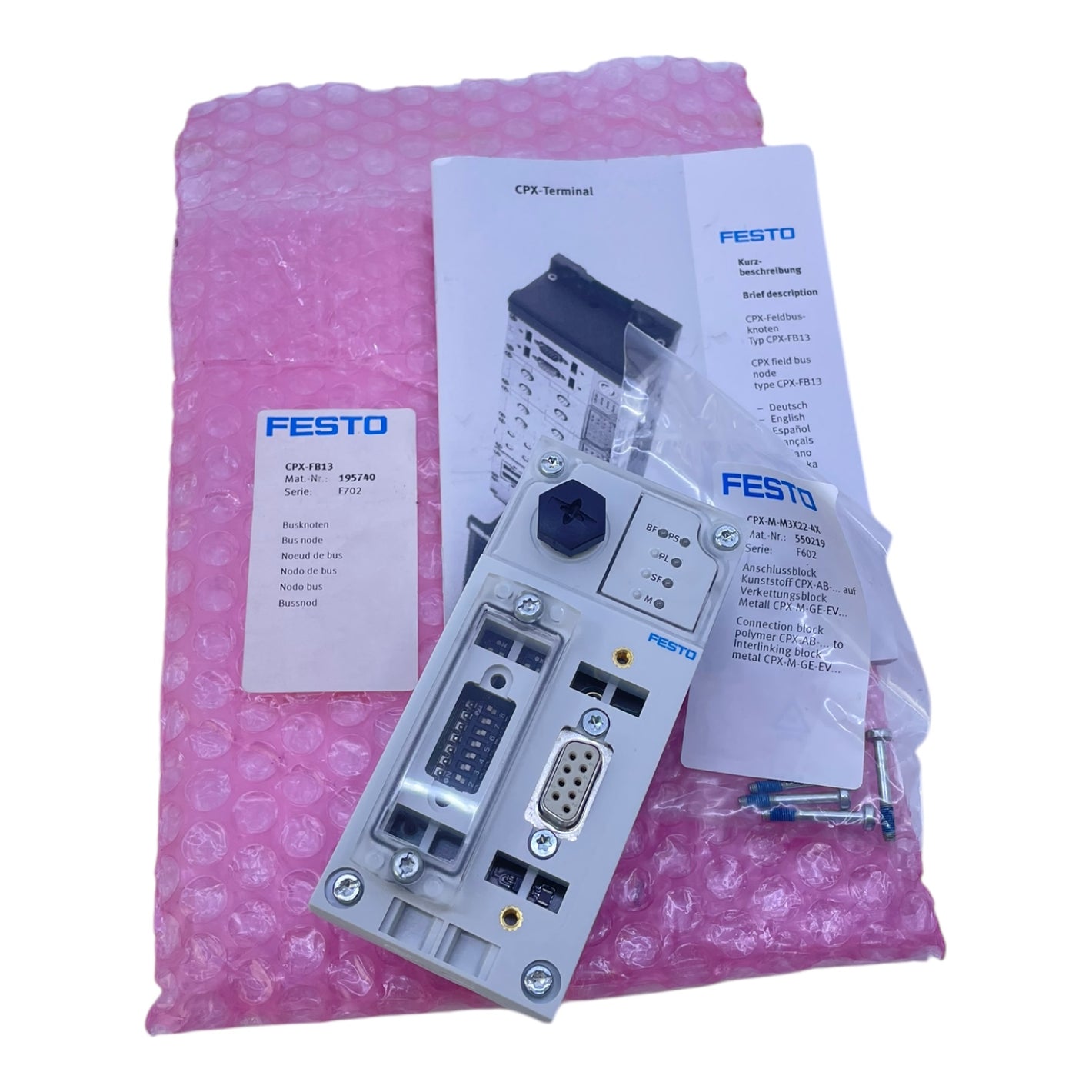 Festo CPX-FB13 Busknoten 195740 Festo CPX-FB13 Busknoten 195740 Festo CPX-FB13 B