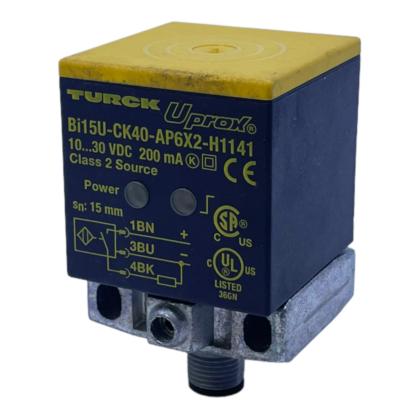 Turck Bi15U-CK40-AP6X2-H1141 Inductive sensor 10…30V DC 200mA