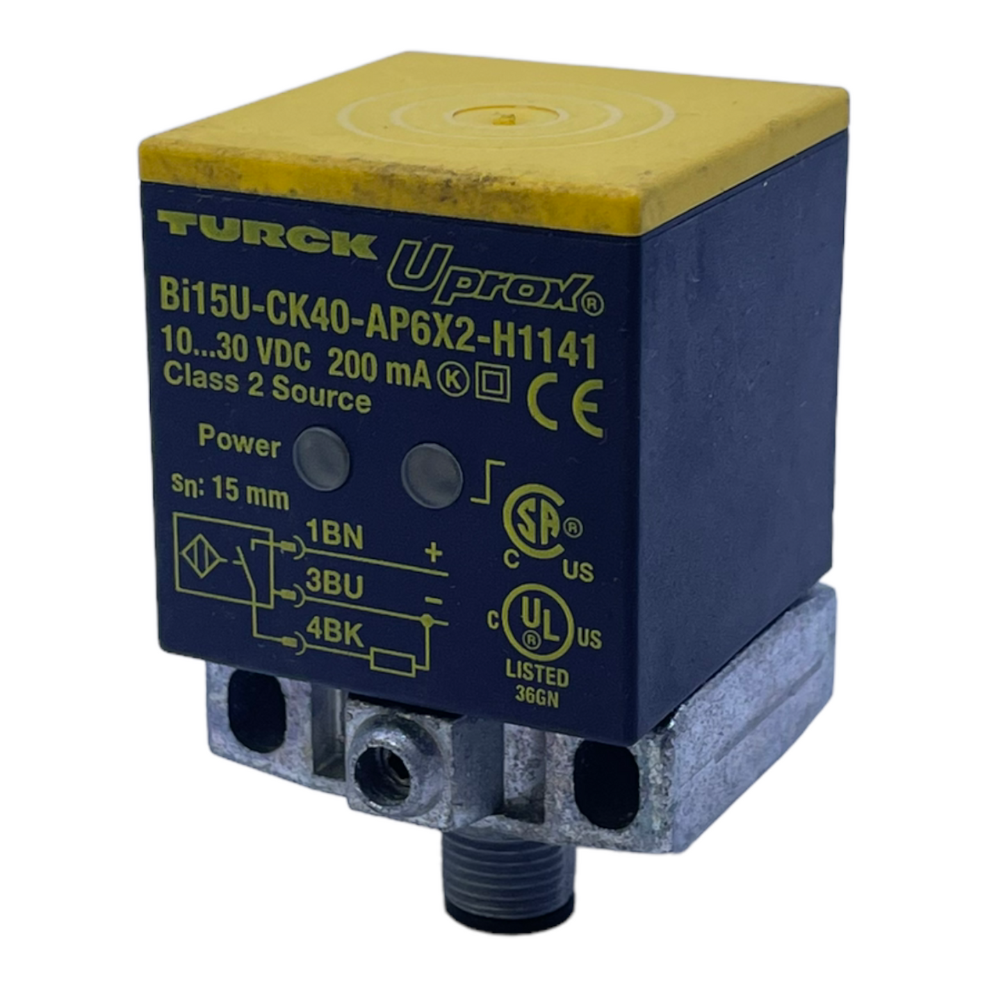 Turck Bi15U-CK40-AP6X2-H1141  Induktiver Sensor 10…30V DC 200mA