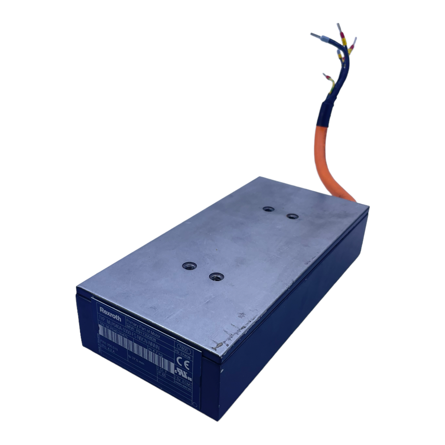 Rexroth R911305838 linear motor primary part MLP040A-0300-FS-N0CN-NNNN 600V AC 4.2A