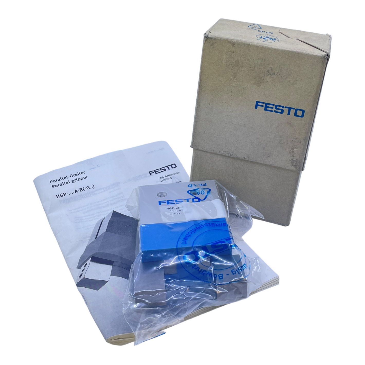 Festo HGP-25-A-B-G1 Parallelgreifer für industriellen Einsatz 197549 Pneumatik