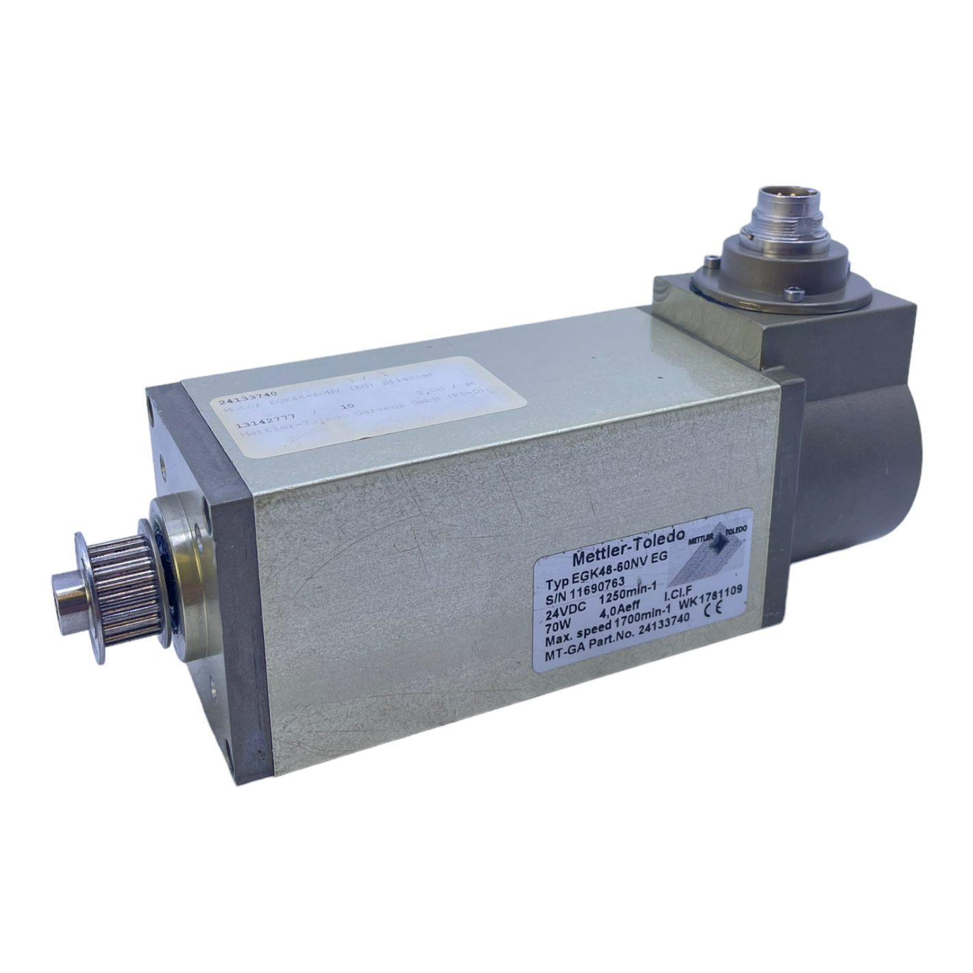 Mettler-Toledo EGK48-60NV-EG electric motor for industrial use 24V DC 70W