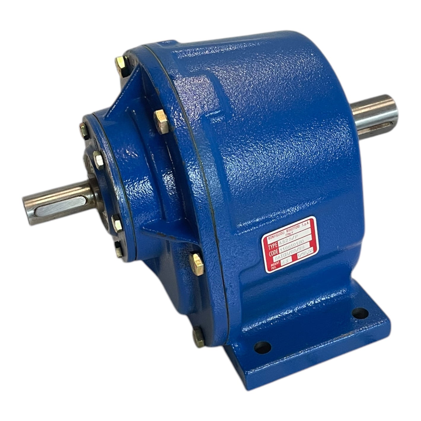 Bonfiglioli AS25/P gearbox for electric motors Ø19mm for industrial use
