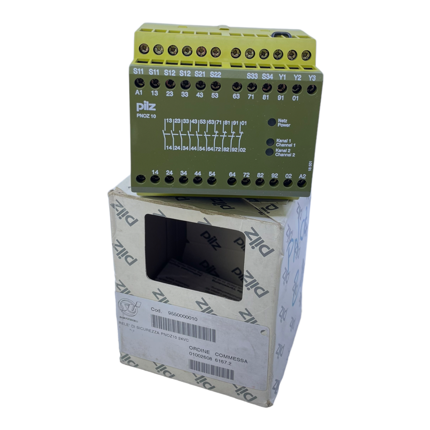 Pilz 774009 Safety Relay PNOZ1024VDC PNOZ 10 24VDC 4.5WS:6 O:4 Pilz Relay