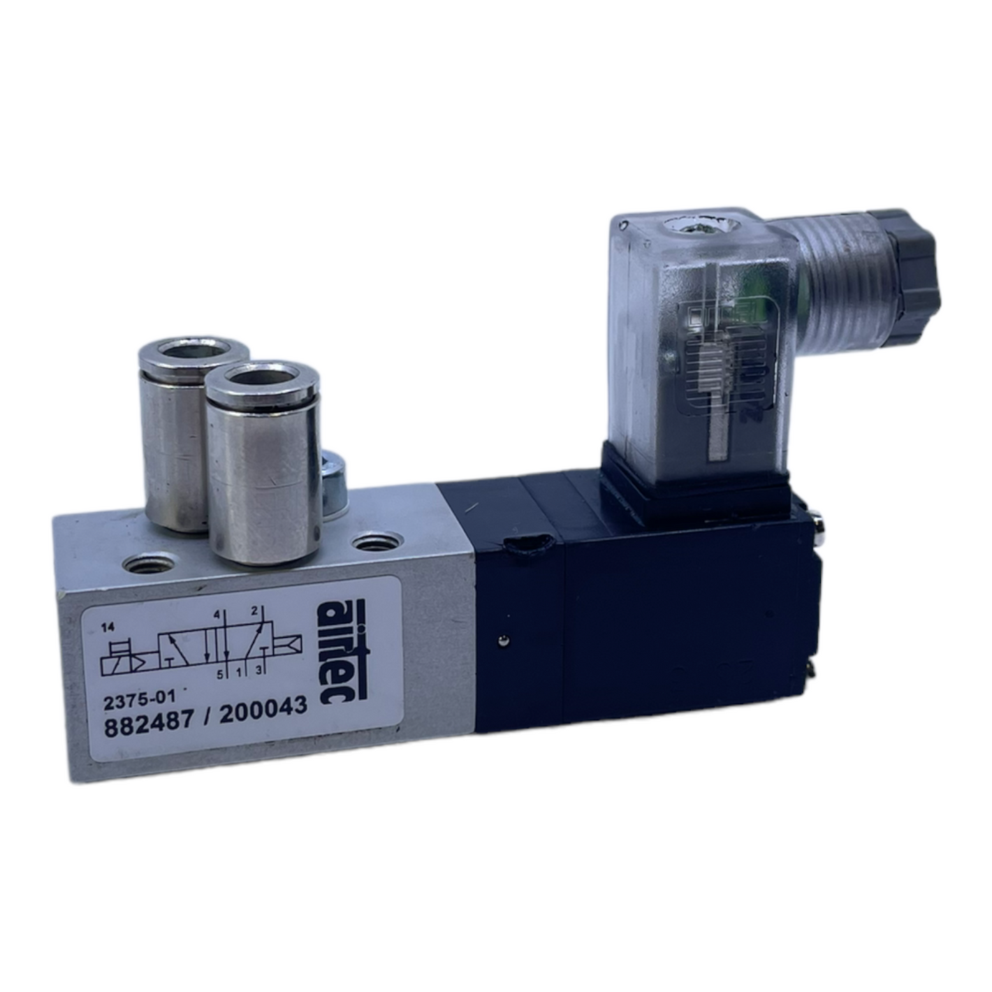 Airtec 2375-01 Magnetventil 24V 2W 84mA für industriellen Einsatz Magnetventil