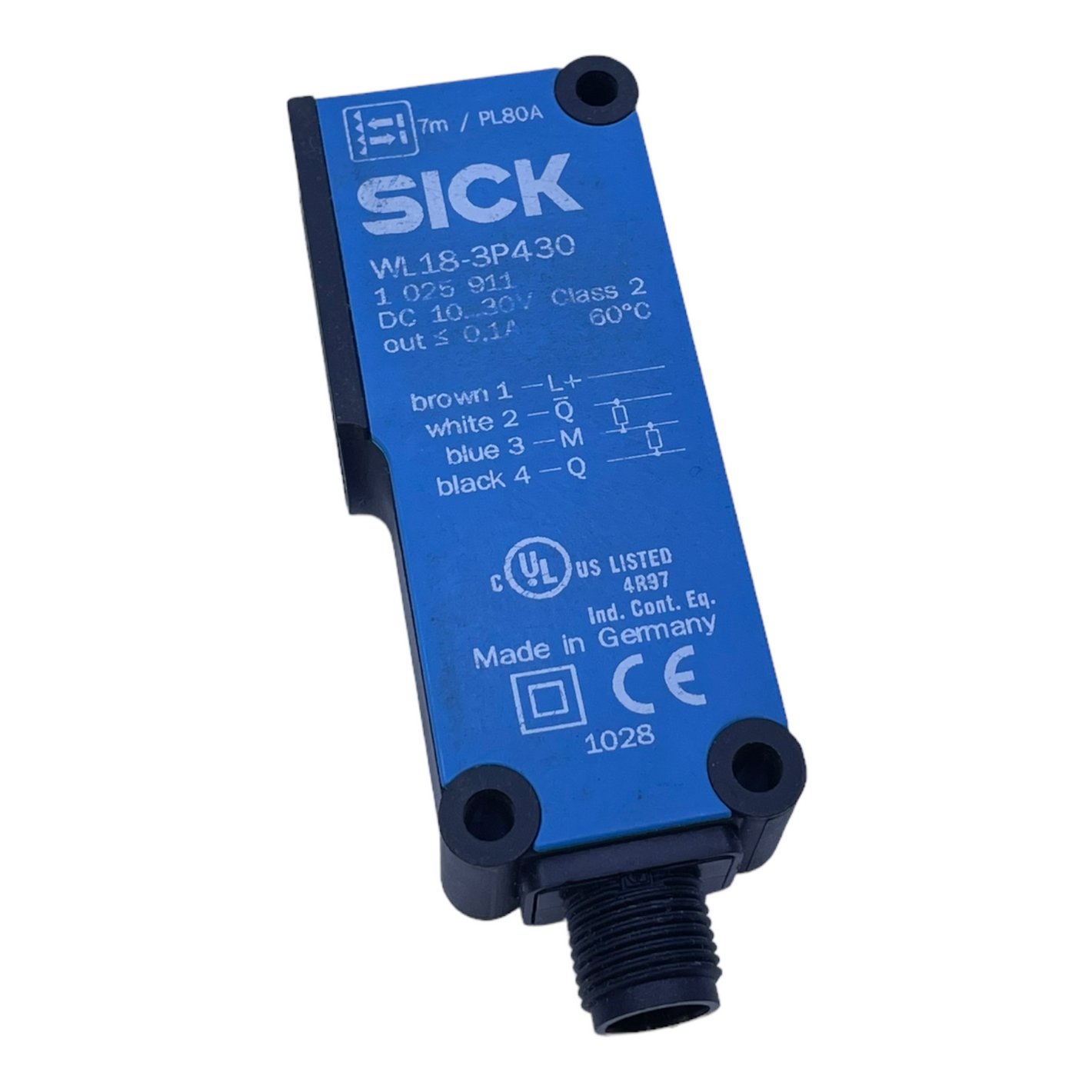 Sick WL18-3P430 reflective photoelectric sensor 1025911 for industrial use