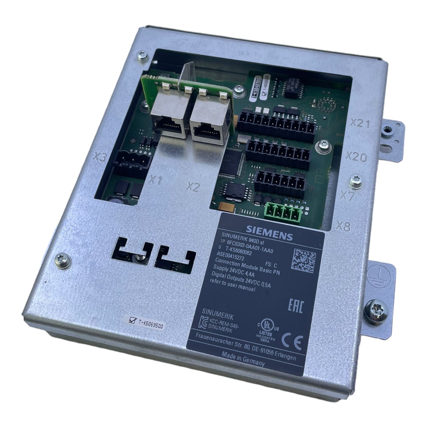 Siemens 6FC5303-0AA01-1AA0 Basic PN connection module without emergency stop bypass