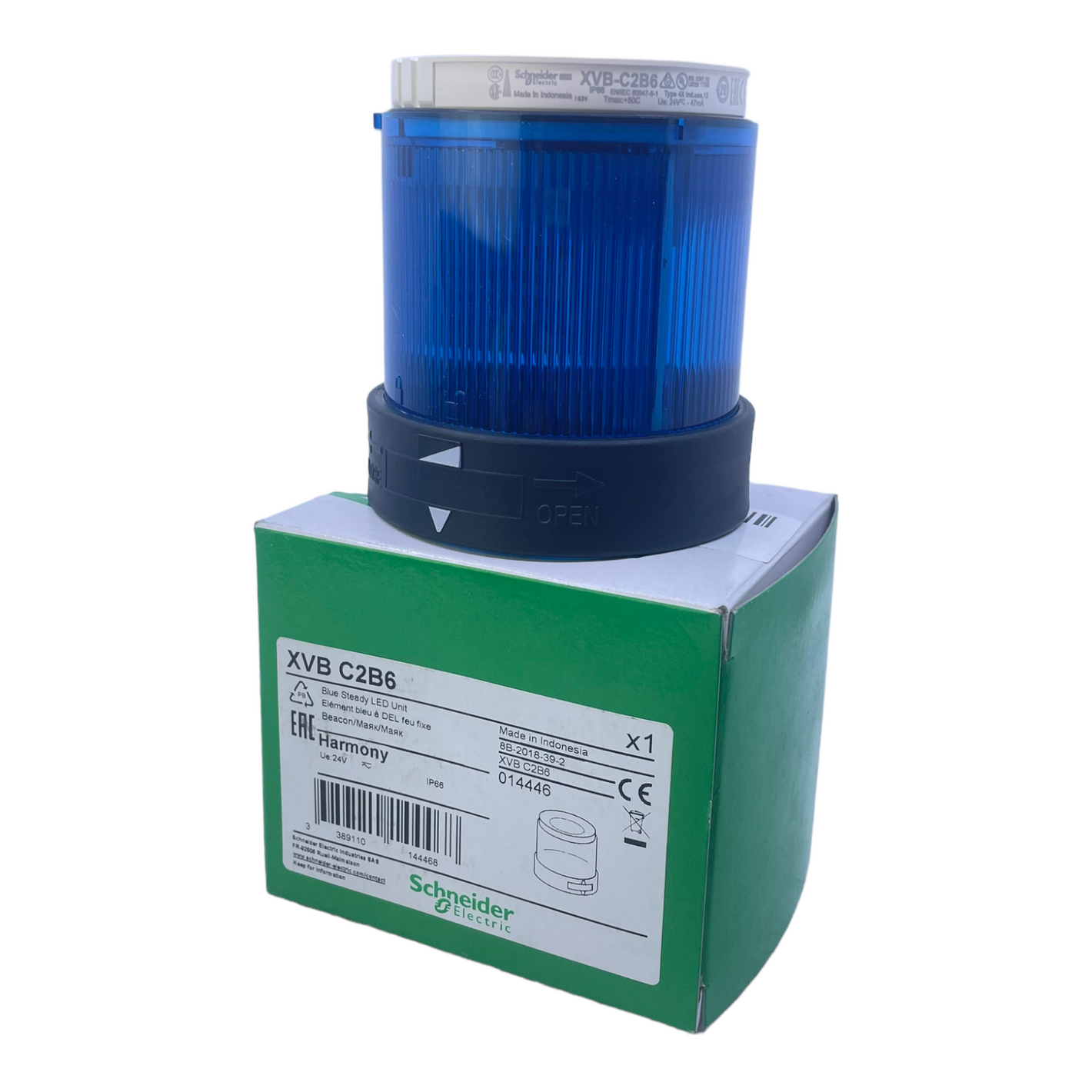 Schneider Electric XVBC2B6  Leuchtelement Blau für industriellen Einsatz 24V