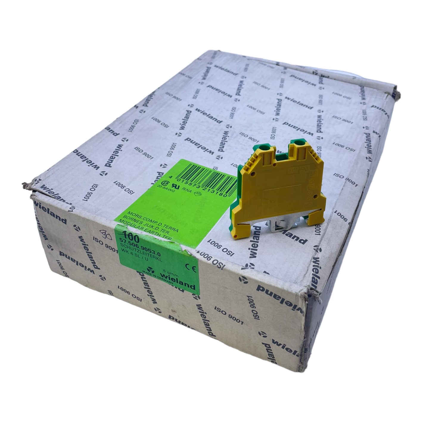 Wieland 57.506.9053.0 Durchgangsklemme für industriellen Einsatz VE:90stk