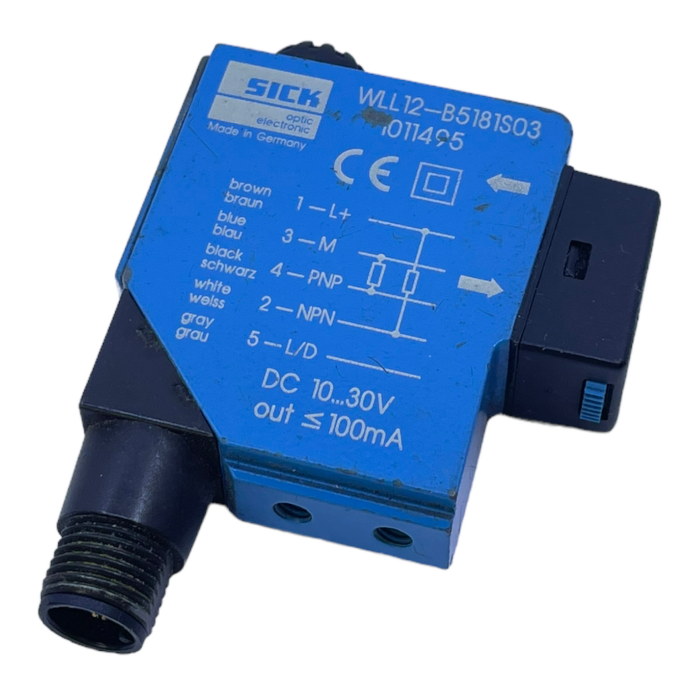 Sick WLL12-B5181S03 Diffuse reflection sensor 1011495 for industrial use