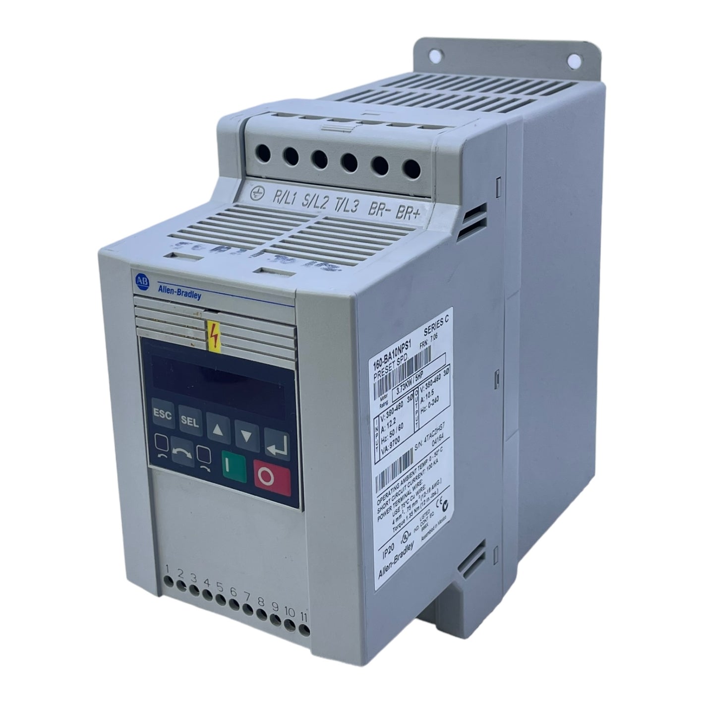 Allen Bradley 160-BA10NPS1 Geschwindigkeistregler für Industrie Einsatz 3,37kW
