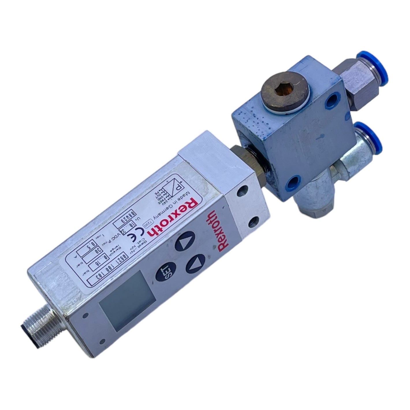 Rexroth 0821100103 Pressure switch 10-32V DC pmax 30bar for industrial use