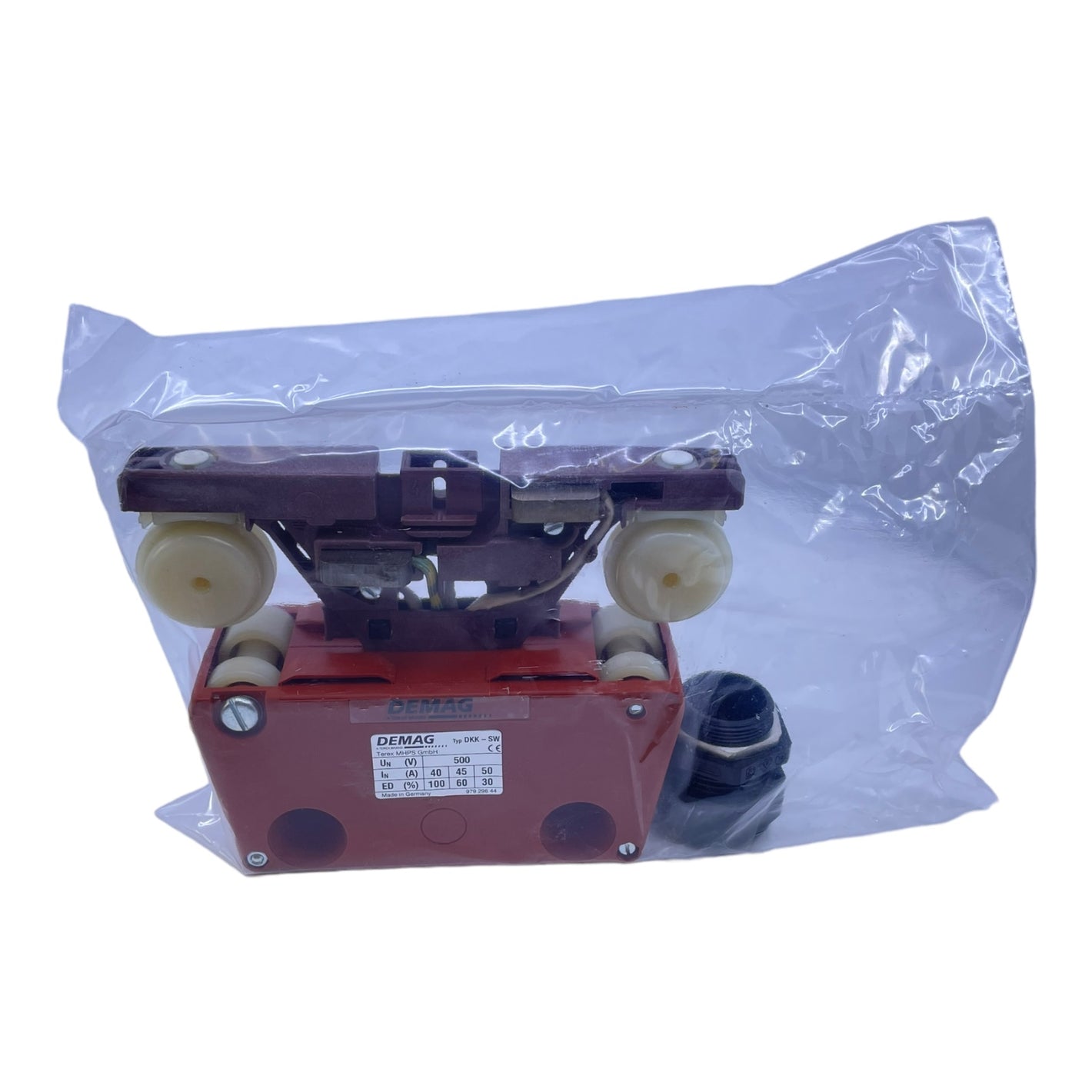 DEMAG DKK-SW current collector trolley 500 V 40 / 45 / 50 A for industrial use