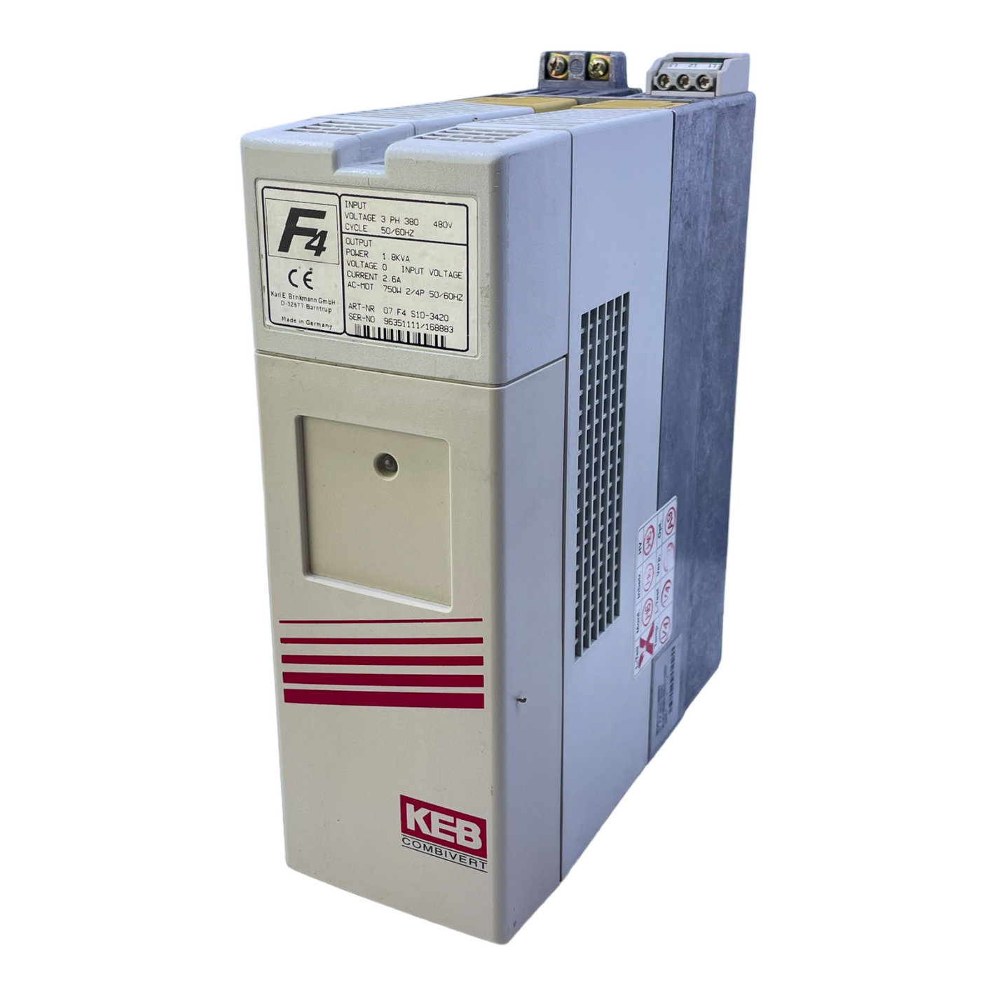 KEB 07.F4.S1D-3420 Frequenzumrichter 0,75kW für industriellen Einsatz KEB 0,75kW