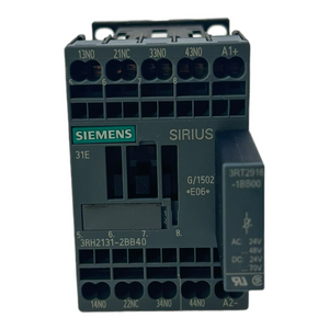 Siemens 3RH2131-2BB40  Leistungsschalter +3RT2916-1BB00 50/60Hz 24V DC