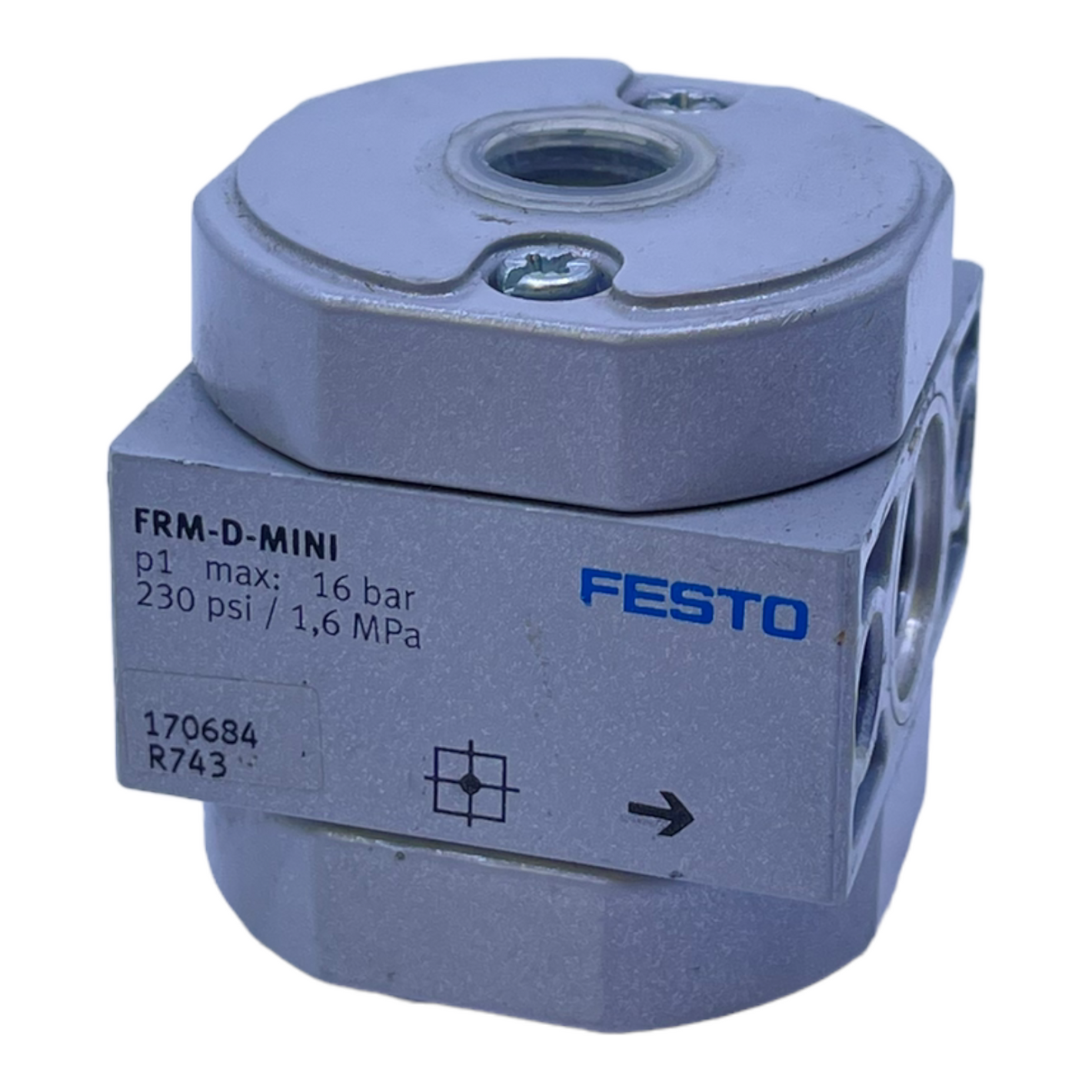 Festo FRM-D-MINI branching module 170684 0 to 16 bar -10 to 60°C branching module