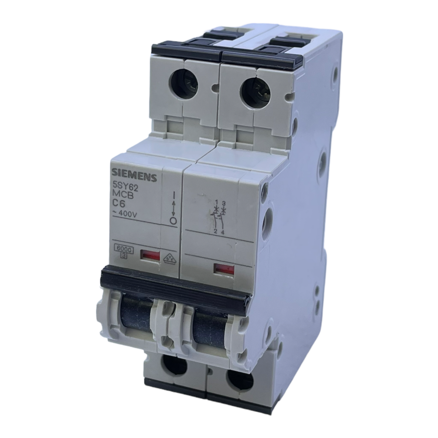Siemens 5SY62MCB C6 circuit breaker 400V protection switch