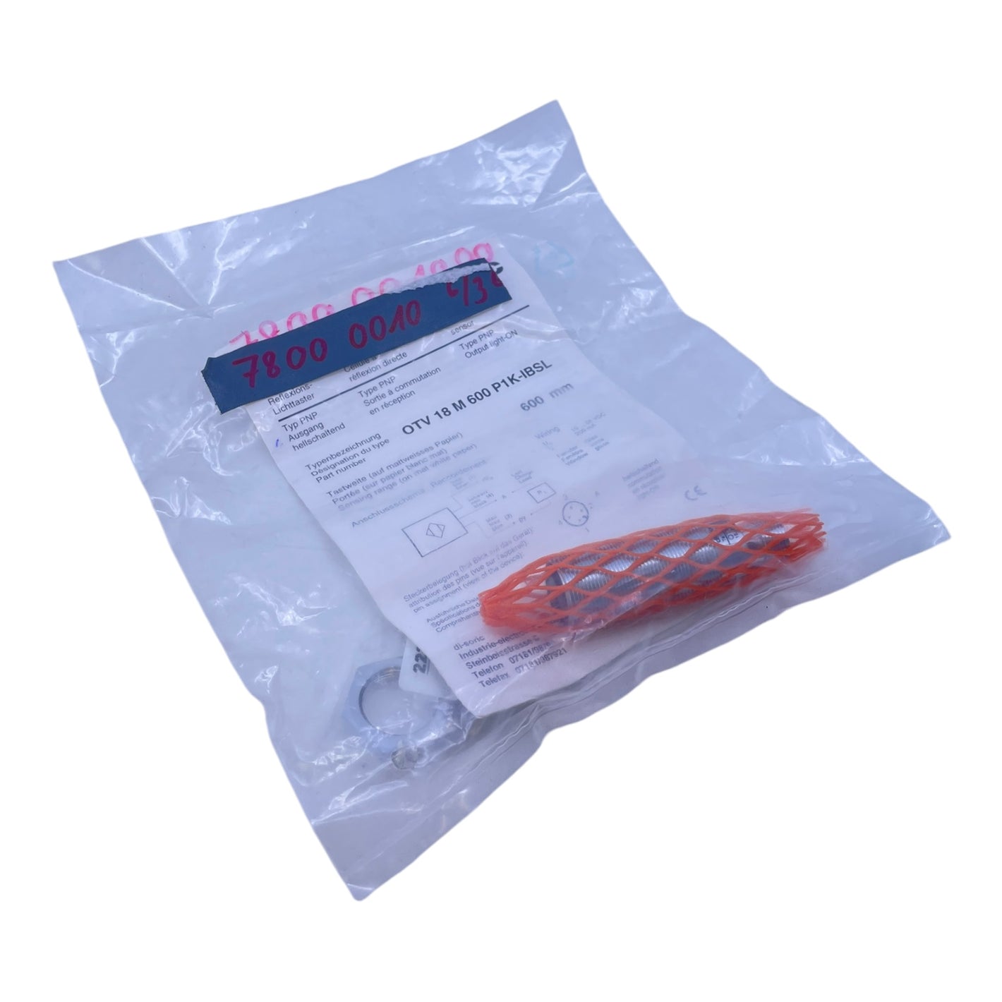 Di-soric OTV18M600P1K-IBSL Diffuse reflection sensor for industrial use Di-so