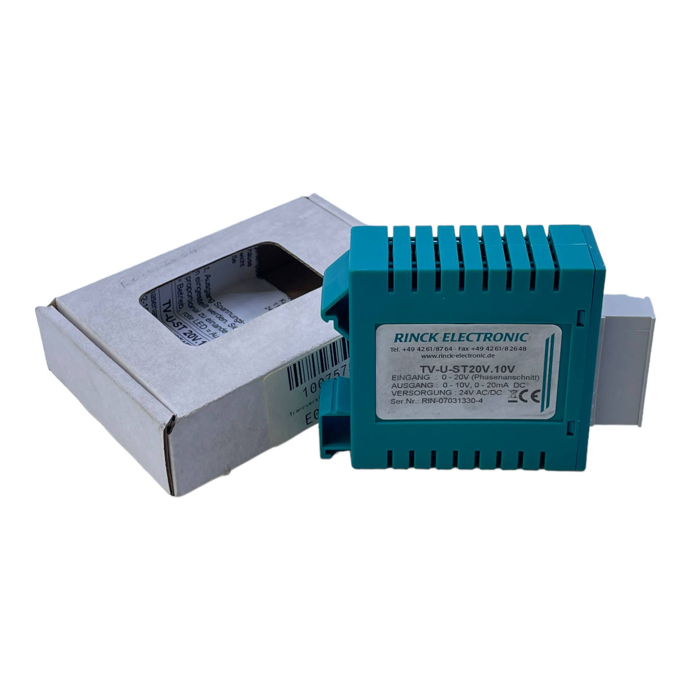 Rinck Electronic TV-U-ST20V.10V Trennverstärker für industriellen Einsatz 24V