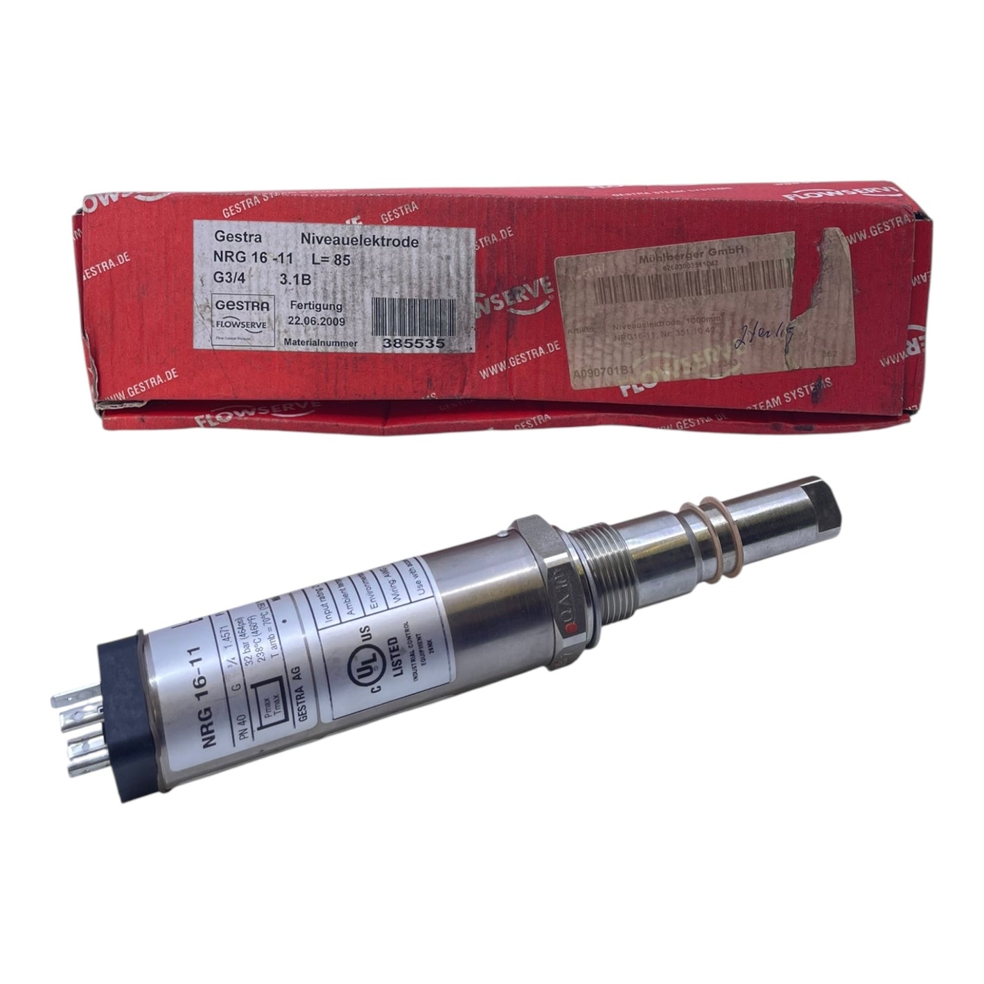 Gestra Niveauelektrode Elektrode NRG16-11 | Niveauelektrode von Gestra