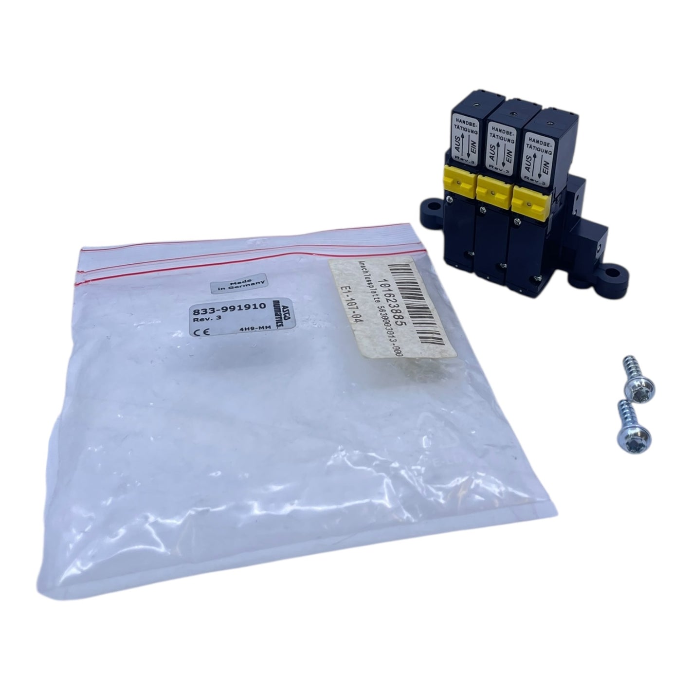 Asco Magnetventil Ventilblock 833-630746 Magnetventil von Asco für die Industrie