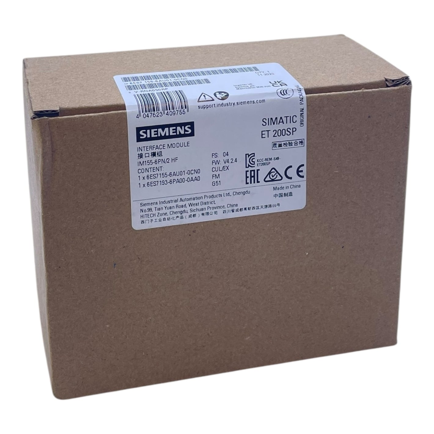 Siemens 6ES7155-6AU01-0CN0 SPS-Erweiterungsmodul für den industriellen Einsatz